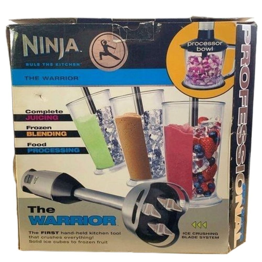 Euro-Pro Ninja The Warrior Handheld Blender NEW